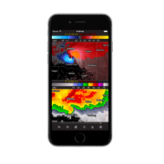 Radar reflectivity view over the central United States